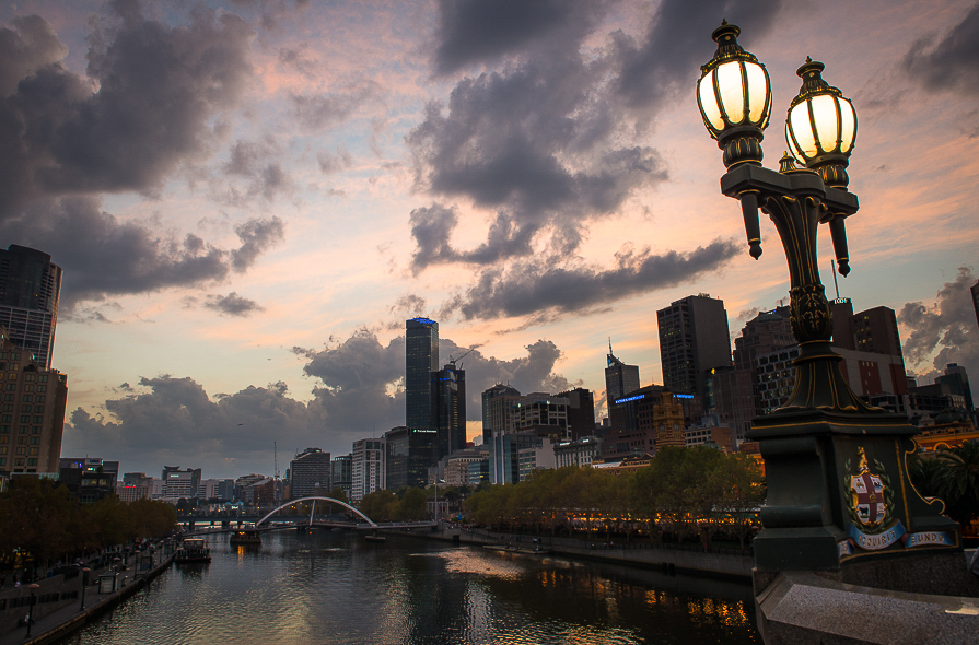 Centre-ville de Melbourne en Australie