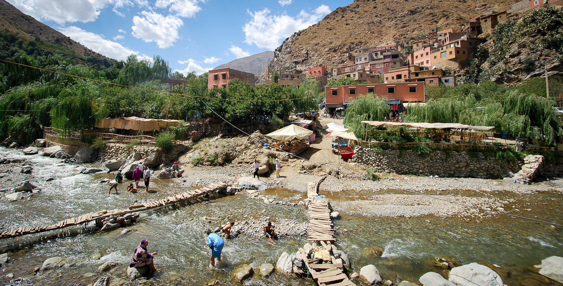 Village de Setti-Fatma dans l'Atlas