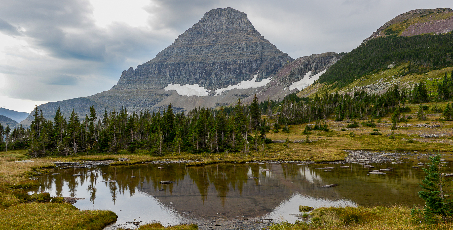 Au parc national de Glacier dans le Montana