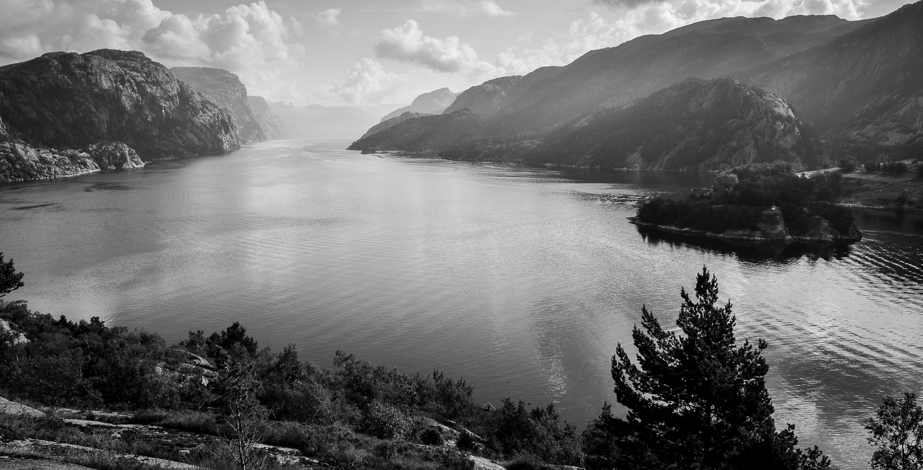 Lysefjorden en Norvège