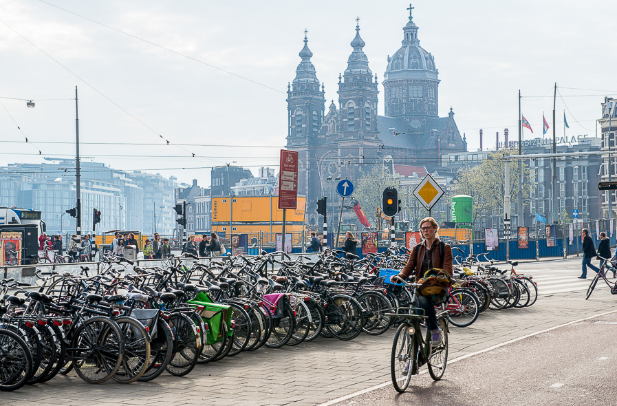 Vélo à Amsteram aux Pays-Bas