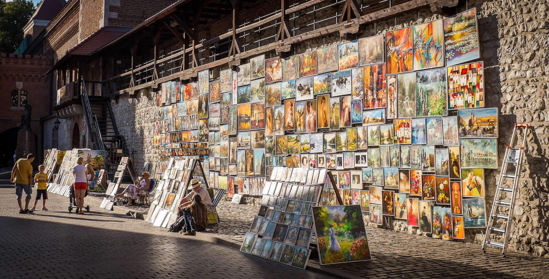 Peintres à Cracovie