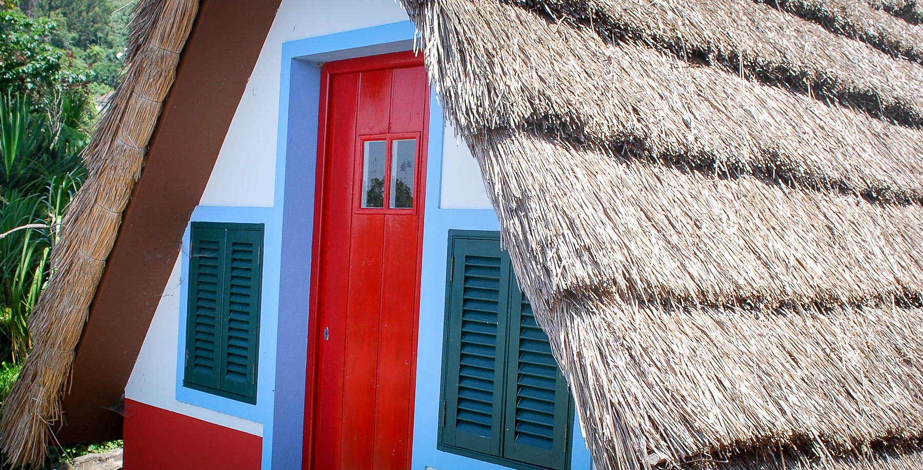 Maison traditionnelle à Santana à Madère